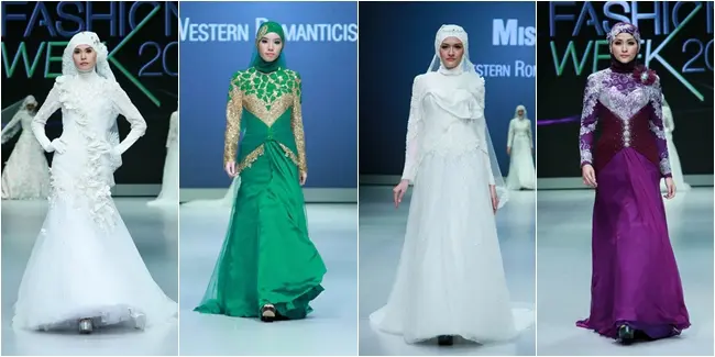 18 Model Baju Gamis Pengantin Muslimah Elegan dan Modern