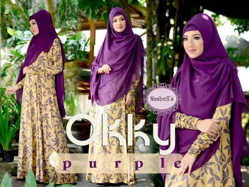 10 Desain Baju Gamis Pernikahan Muslimah yang Elegan dan Memukau