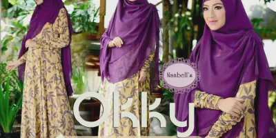 10 Desain Baju Gamis Pernikahan Muslimah yang Elegan dan Memukau