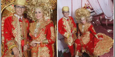 Inilah 10 Desain Baju Pengantin Adat Minang Modern yang Memukau Hati
