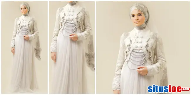 Inspirasi Baju Pengantin Berjilbab Terbaru 2021