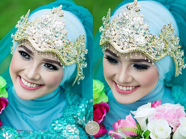Mengenal Baju Pengantin Biru yang Modis dan Elegan
