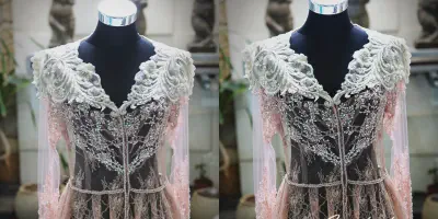 11 Model Baju Pengantin Dusty Pink yang Cantik dan Elegan