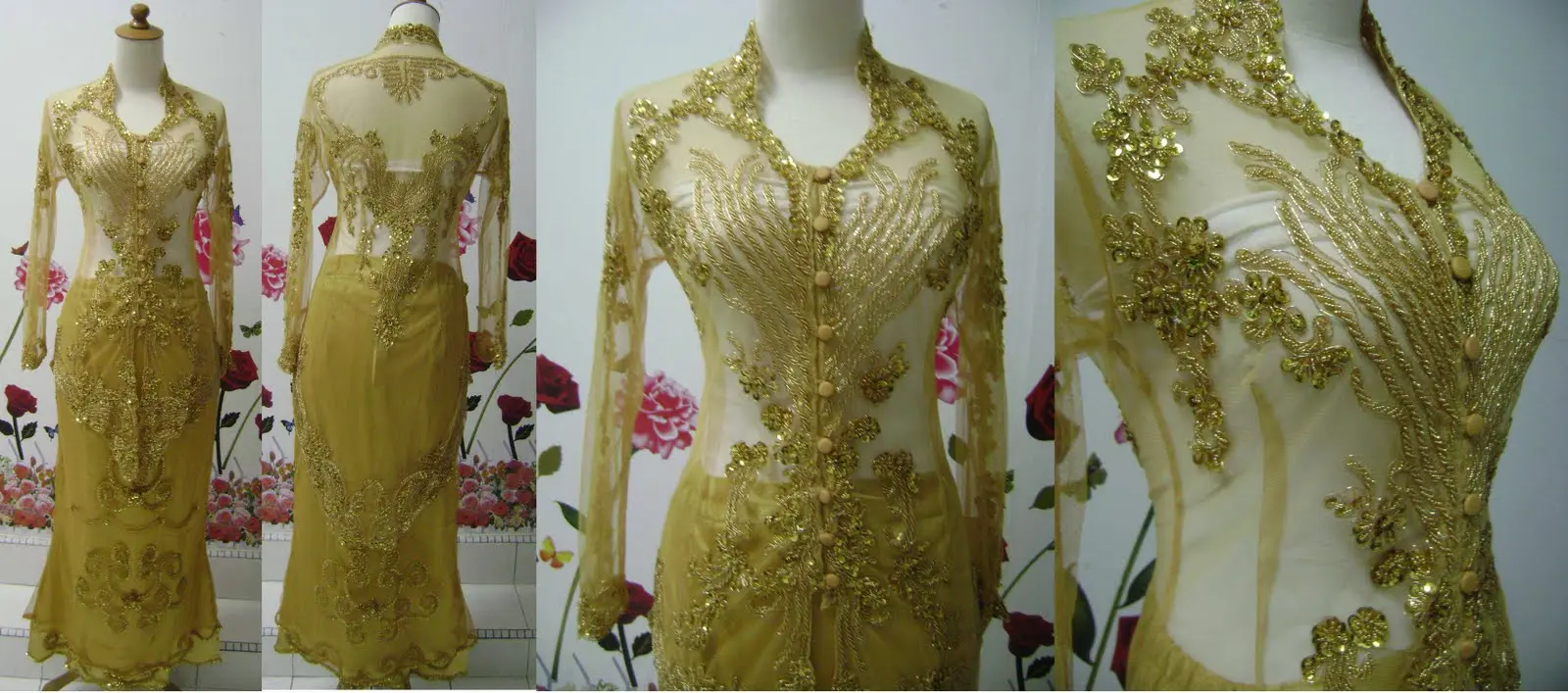 Baju Pengantin Gold Cream: Inspirasi Busana Pernikahan yang Elegan