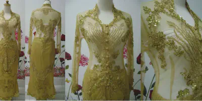 Baju Pengantin Gold Cream: Inspirasi Busana Pernikahan yang Elegan