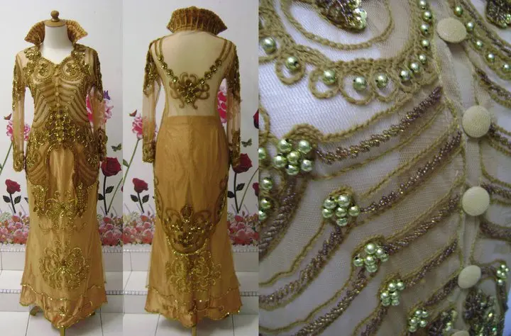 10 Inspirasi Baju Pengantin Gold yang Elegant dan Glamour
