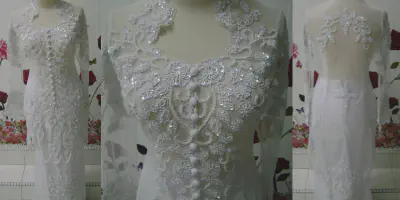 10 Inspirasi Baju Pengantin Kebaya Putih untuk Tampil Anggun dan Elegan