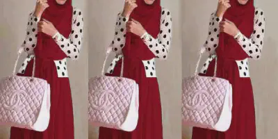 8 Model Gamis Pengantin Bercadar yang Begitu Elegan