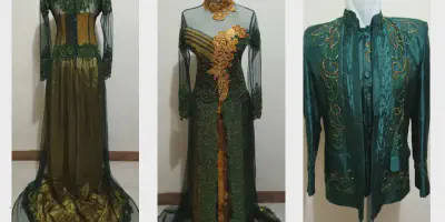 Inspirasi Gaun Kebaya Pengantin Modern Terbaru