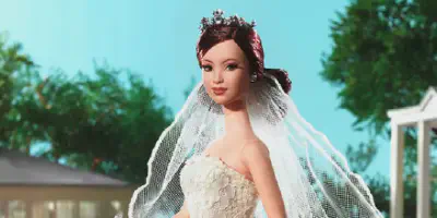 Tampil Memukau dengan Gaun Pengantin Barbie Hijab
