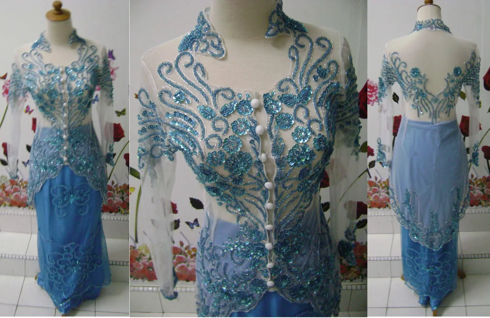 Gaun Pengantin Biru-Putih: Pilihan Terbaik untuk Hari Bahagia Anda