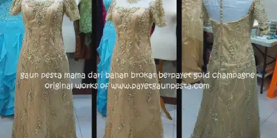 11 Model Gaun Pengantin Brokat Terpopuler Tahun Ini