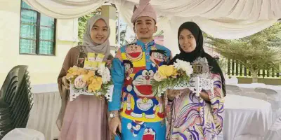 Gaun Pengantin Doraemon yang Lucu dan Unik untuk Hari Bahagia Anda