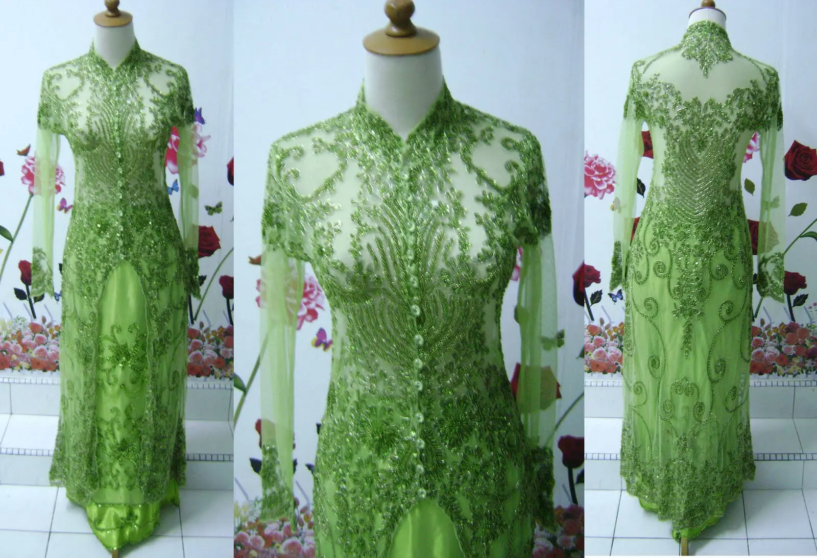 Gaun Pengantin Hijau Mint: Cantik dan Elegan untuk Hari Bahagiamu