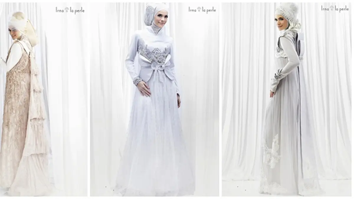 Inilah Gaun Pengantin Muslimah Simple Elegan yang Tidak Mengurangi Kesakralan Pernikahanmu