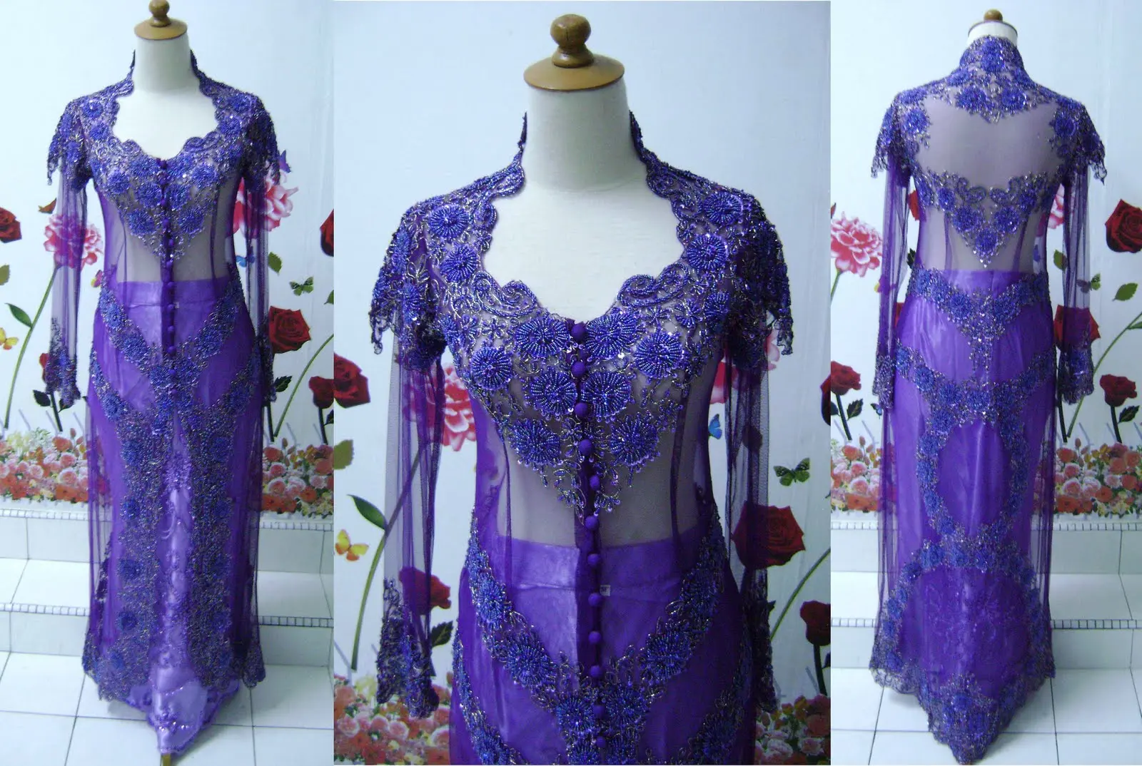 7 Gaun Pengantin Ungu untuk Mempesona pada Hari Bahagiamu