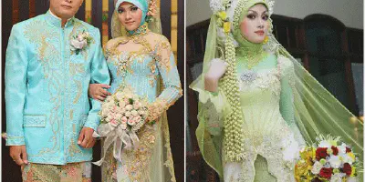 10 Model Kebaya Ibu Pengantin Berhijab yang Elegan dan Anggun