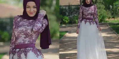 15 Model Baju Gamis Pengantin Muslimah yang Elegan dan Anggun